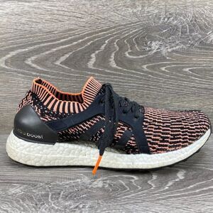 adidas Ultra Boost X Glow Orange Running Shoes BA8278 Women's sz 8.5 US 40 2/3